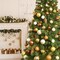 Gold Christmas Balls 34pcs 2.36-Inch Christmas Tree Decoration Ornaments for Xmas Tree Holiday Wreath Garland Decor Ornaments Hooks Included